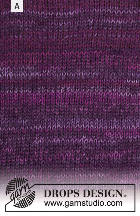 Eclipse / DROPS 102-18 - Long DROPS jacket in Fabel and Vivaldi or Fabel and Brushed Alpaca Silk with Rib. Size S til XXXL.