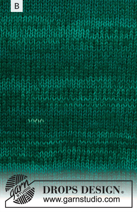 Eclipse / DROPS 102-18 - Long DROPS jacket in Fabel and Vivaldi or Fabel and Brushed Alpaca Silk with Rib. Size S til XXXL.