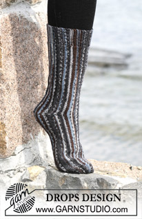 Free knitting and crochet patterns / DROPS 103-43