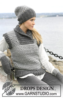 Free knitting and crochet patterns / DROPS 104-30