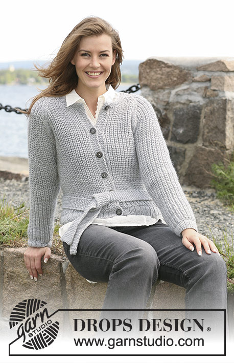Aran longueur 3/4 veste en option ceinture 32 " 40" à tricoter