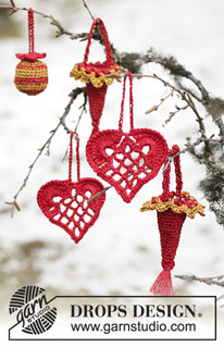 Christmas Wreaths & Stockings / DROPS 104-47