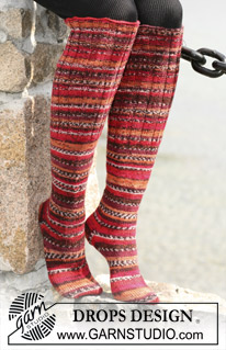 Free knitting and crochet patterns / DROPS 104-9