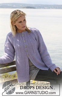 DROPS 108-46 - DROPS vest met ronde pas van ”Alpaca” en  ”Vivaldi”. Maat S t/m XXXL.