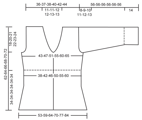 Diagram measurements for DROPS 111-14