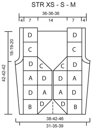 Diagram measurements for DROPS 115-17