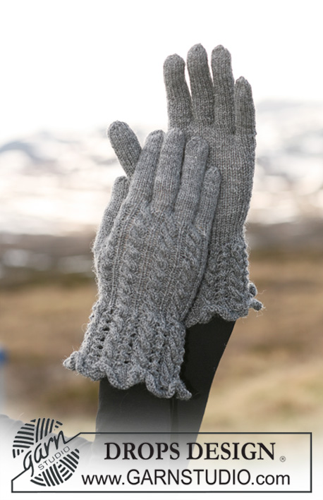 Puños de lana fina tejidos a mano en gris talla S Accesorios Guantes y manoplas Calientabrazos 