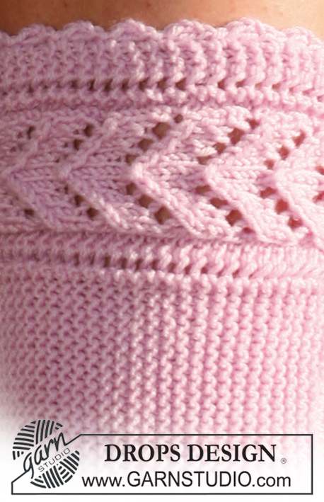 Lucy Toes / DROPS 119-33 - DROPS sock knitted from side to side in ”BabyMerino”. Size 35-42.