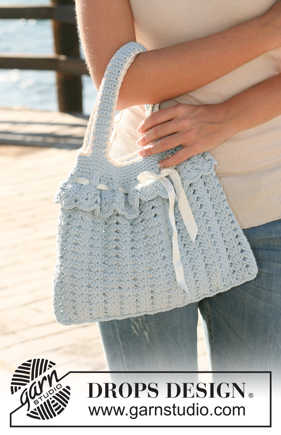 Emmy Lou / DROPS 120-9 - Sac DROPS au crochet en Paris.