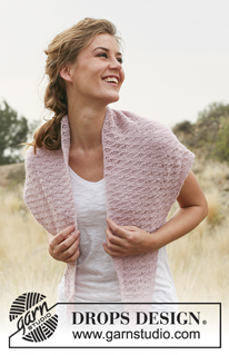 Good Morning / DROPS 127-30 - DROPS pitsineulehuivi ”Alpaca”-langasta. 