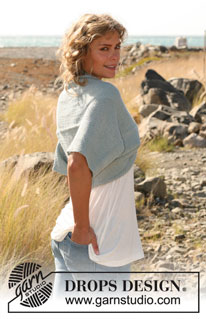 Agapanthe / DROPS 129-27 - Knitted DROPS jacket in ”Alpaca”. Size: S - XXXL.