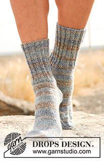 Halblange Socken / DROPS 130-15