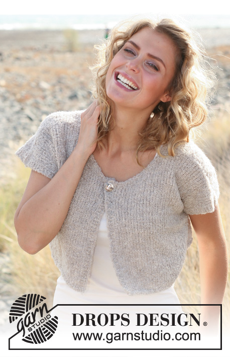 Free patterns using DROPS Alpaca Bouclé / DROPS 130-23