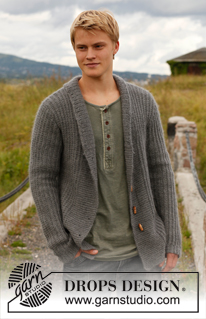 Men's Jackets & Cardigans / DROPS 135-20