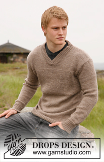 Free knitting and crochet patterns / DROPS 135-26