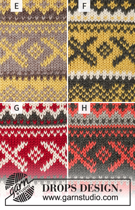 Ivalo / DROPS 135-43 - Pull tricoté avec empiècement arrondi et jacquard nordique, en DROPS Karisma. Du S au XXXL.