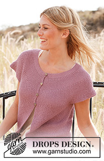 Charme / DROPS 137-32 - Knitted DROPS jacket in garter st in ”Alpaca”.
Size: S - XXXL.
