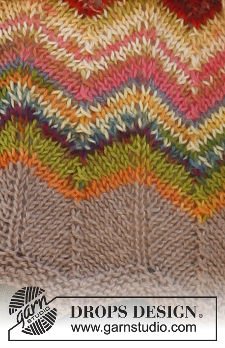 Jasmin / DROPS 139-26 - Gestrickter DROPS Schal in ”Fabel”.