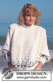 DROPS 14-3 - DROPS jumper with boat pattern in “Paris”.  Ladies and men’s size S – L.