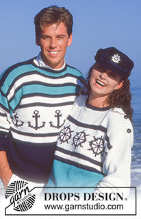 Graphic Throwback Patterns / DROPS 14-4