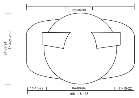 Diagram measurements for DROPS 140-22