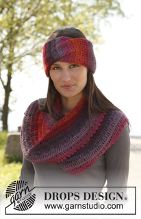 Calypso / DROPS 140-22 - Crochet DROPS jacket worked in a circle in 2 strands Alpaca. Size: S - XXXL.