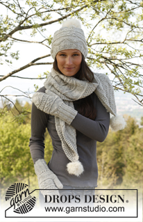 Free knitting and crochet patterns / DROPS 141-23