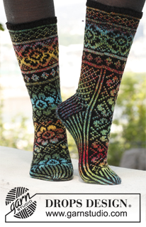 Halblange Socken / DROPS 143-33