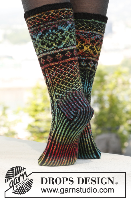 Halblange Socken / DROPS 143-33