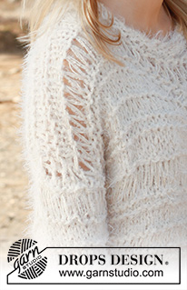 Free patterns using DROPS Alpaca Bouclé / DROPS 146-18