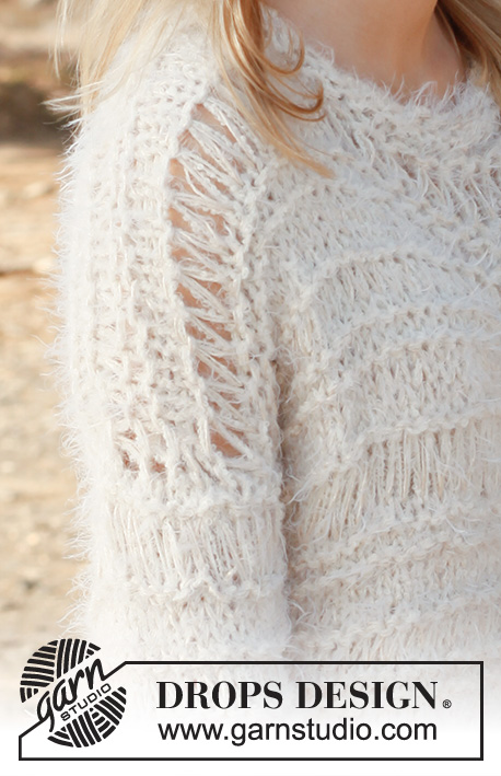 Free patterns using DROPS Alpaca Bouclé / DROPS 146-18