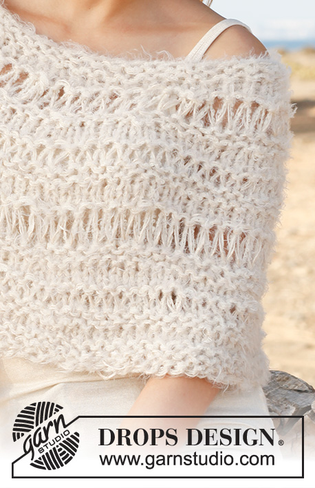 Free patterns using DROPS Alpaca Bouclé / DROPS 146-19