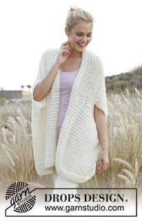 Free patterns using DROPS Alpaca Bouclé / DROPS 148-34