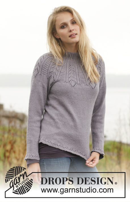 Lady Sweater DROPS 149-29 Gratis strikkeopskrifter fra DROPS Design
