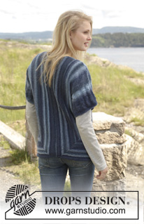 Svenja / DROPS 149-34 - Gebreid DROPS vest met korte mouwen, zijdelings gebreid van ”Delight”. Maat: S - XXXL.
