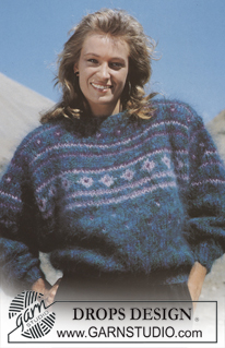 Free knitting and crochet patterns / DROPS 15-15