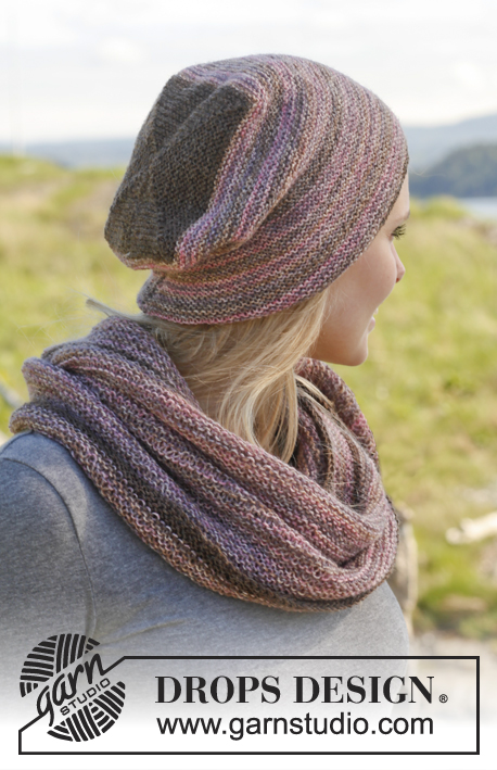 Sjældent Mange Arving Lavender Field / DROPS 151-42 - Free knitting patterns by DROPS Design