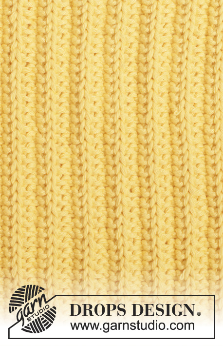 Summer Splash / DROPS 152-33 - Knitted DROPS wash cloth in Paris.