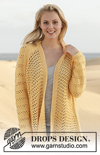 Indulgence / DROPS 152-36 - DROPS pitsineulejakku ”Paris”-langasta. Koot S-XXXL.
