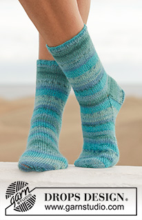 Halblange Socken / DROPS 152-7