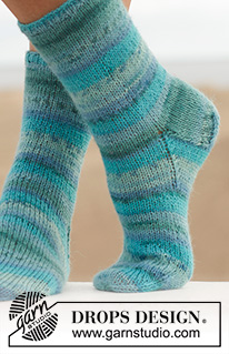 Halblange Socken / DROPS 152-7