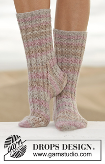 Halblange Socken / DROPS 154-28