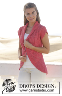 Gilet aperti davanti / DROPS 154-35