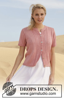 Once in a While / DROPS 155-20 - Gilet DROPS en Cotton Viscose. 
Du S au XXXL.