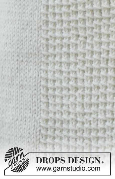 Snow Princess / DROPS 156-1 - Hupullinen DROPS raglanjakku ”Nepal”-langasta. Koot S-XXXL.