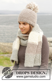 Free knitting and crochet patterns / DROPS 156-28