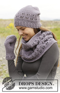 Free knitting and crochet patterns / DROPS 158-41
