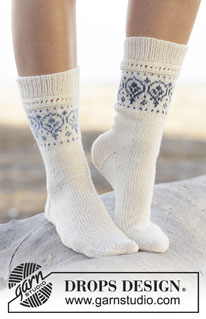 Halblange Socken / DROPS 161-34