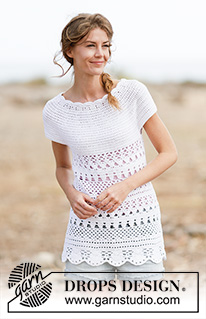 Free patterns using DROPS Cotton Merino / DROPS 162-6