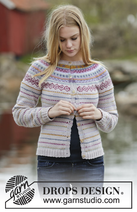 scarp Meddele Smøre Sweet As Candy Cardigan / DROPS 165-2 - Free knitting patterns by DROPS  Design
